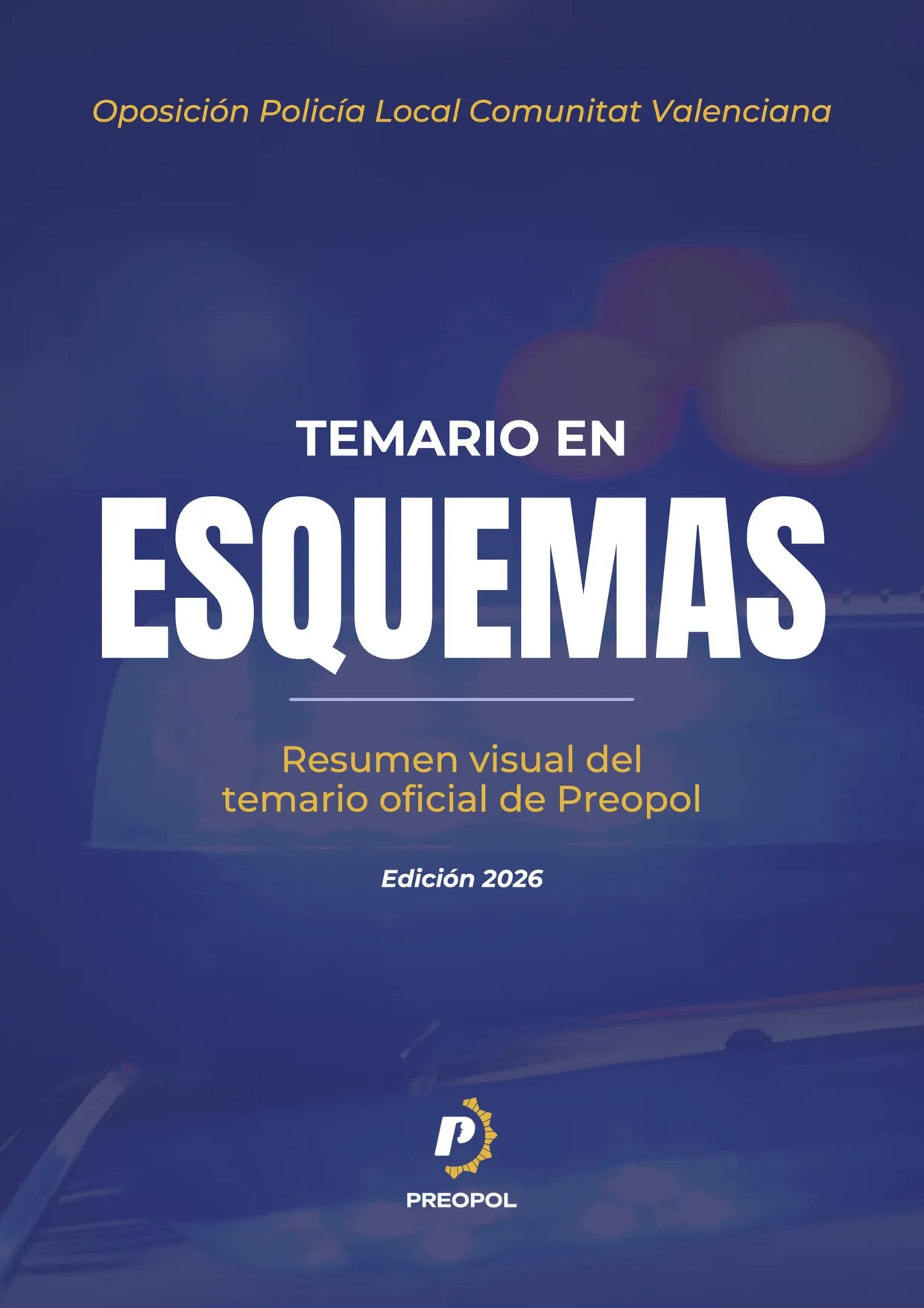 Portada del libro de esquemas y resúmenes para Agente de Policía Local