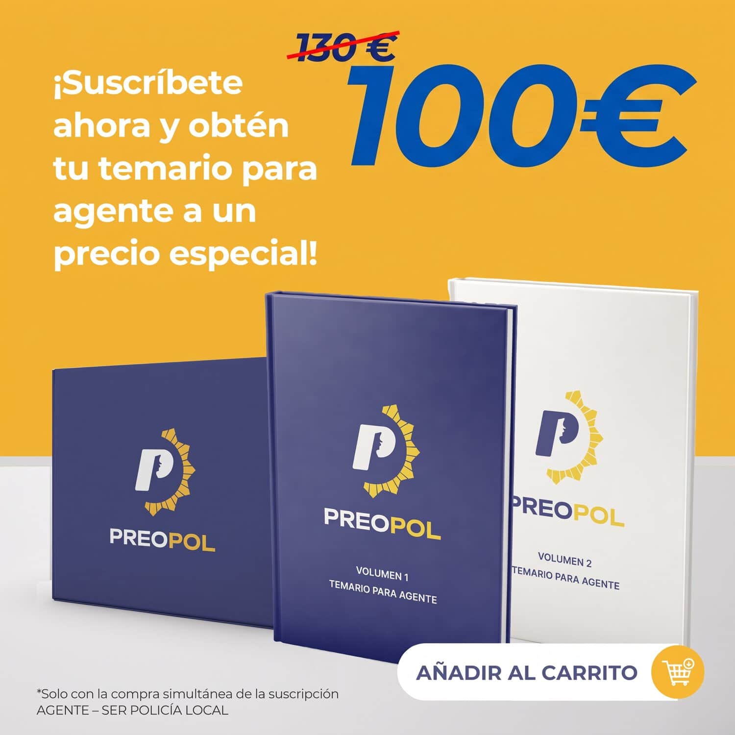 Oferta: temario de Policía Local de Andalucía por 100 € al suscribirte, en vez de 130 €